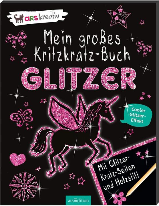 Mein grosses Kritzkratz-Buch Glitzer (Deutsch, Ute Löwenberg, 2014)