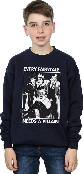 Produktbild Disney Every Fairy Tale Needs A Villain Sweatshirt Jungen (140, 146)