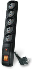 Actual product image Acar F5 Extension Cable 5 AC Outputs Indoor (1.50 m, CEE 7/5)