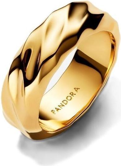 Actual product image Pandora Gewellter Breiter Band Ring (52, 925 Silver)