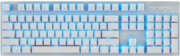 Actual product image Motospeed Wireless mechanical keyboard GK89 2.4G (white) (US, Cable)