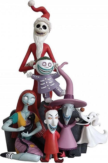 Disney Showcase Collection Enesco Disney Showcase The Nightmare Before Christmas Character Pyramid Figurine, 9 Inch, Multicolor