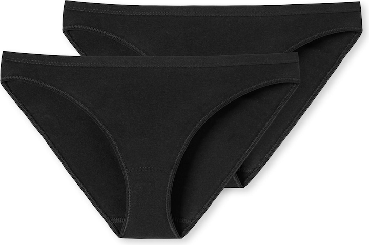 Schiesser Slip Casual Bequem sitzend (S, 2er Pack)