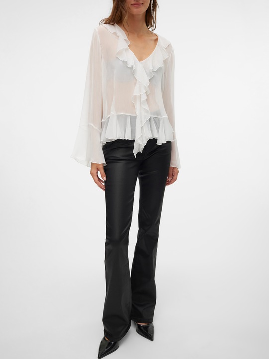 Produktbild Vero Moda Vmflash Mr Flared Coated Pants Noos (30)