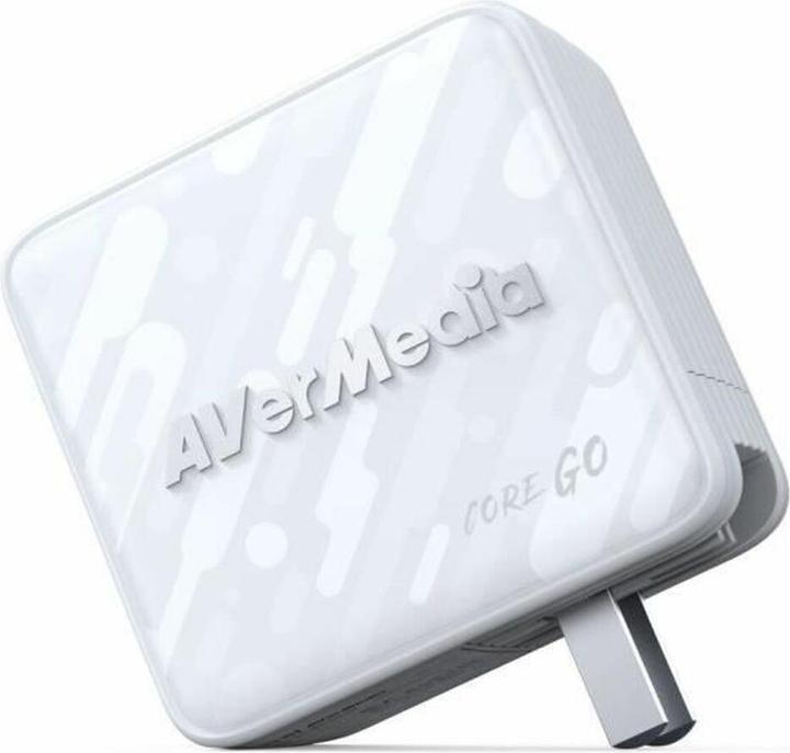 Produktbild AVerMedia Ladedock, Core GO (GC313) White, 100W GaN, HDMI
