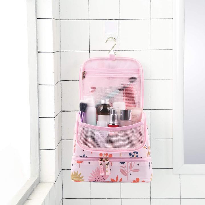 Produktbild Only-Bags.Store Kulturbeutel Reisekosmetikbeutel zum Aufhängen, Waschbeutel Kosmetiktasche für Koffer & Handgepäck