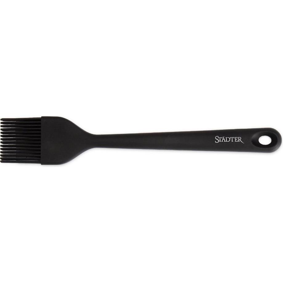 Städter Backpinsel 26,0 x 3,5 cm Schwarz, Backutensilien, Schwarz