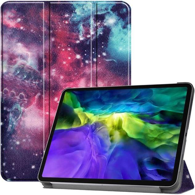 Thumbnail - MU Style Dreifach faltbare Hülle mit Muster (IPad Pro 11 (2020)), Tablet Hülle, Mehrfarbig