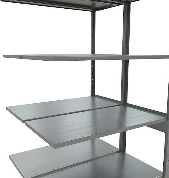 Actual product image eurokraft pro Boltless shelving, double row
