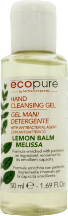 Actual product image Monotheme Ecopure Lemon Balm Hand Cleansing Gel 50ml - New - Free P&P - UK (50 ml)
