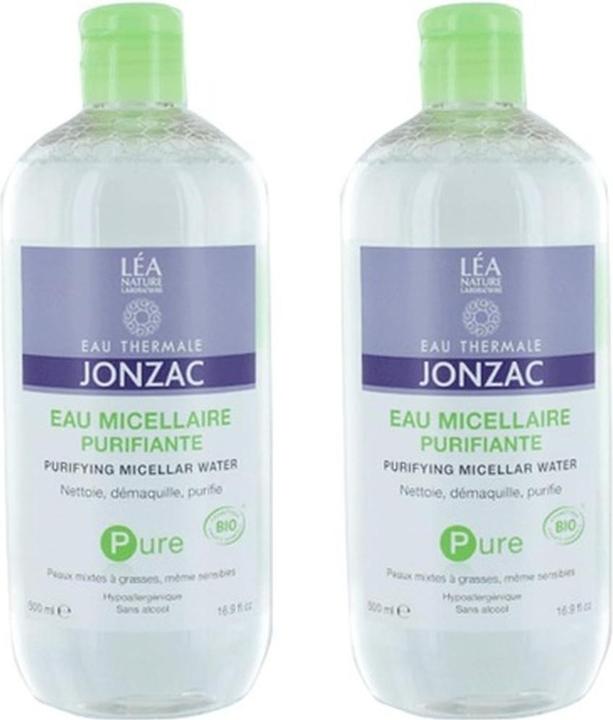 Image du produit Léa Nature Eau De Jonzac Pure Purifying Micellar Water Organic 500ml - Pack of 2 (500 ml)