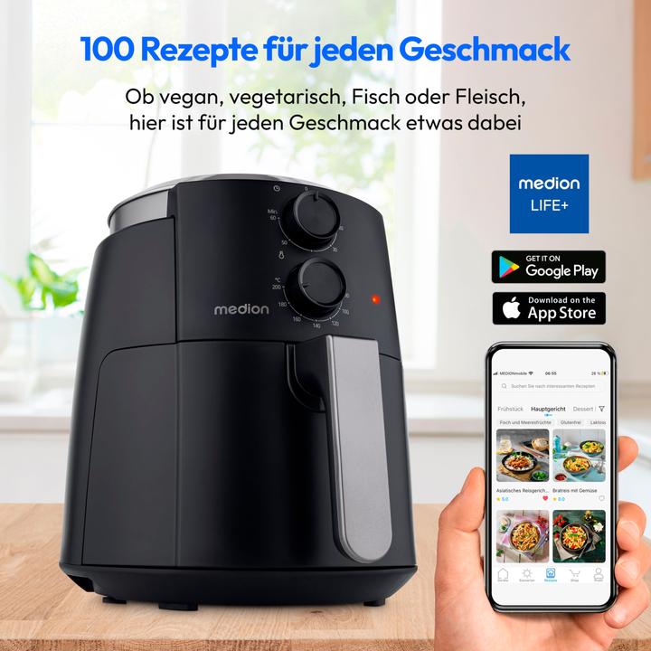 Actual product image Medion LIFE HeissluftFritteuse P30 L (MD13020)