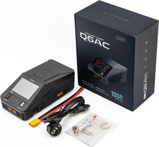 Actual product image Toolkitrc Q6AC Ladegerät – AC/DC Multifunktions-Ladegerät mit bis zu 1000 W