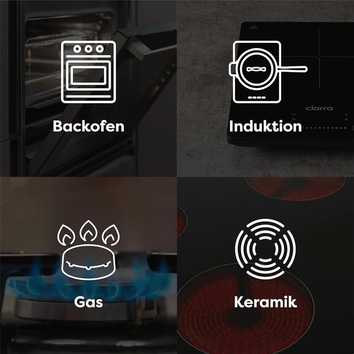 Actual product image Ciarra Beyond Cookware Set (Frying pan, Pot, Aluminium, Cast iron)