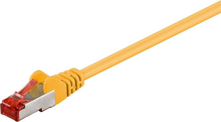 Image du produit Dönges Câble patch Cat. 6, 2x RJ45 avec S/FTP, 10 m, jaune (UTP, CAT6, 10 m)