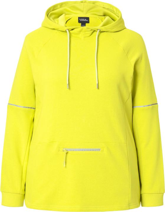 Actual product image Ulla Popken Hoodie, Reflektorpipings, Kapuze, Zipptasche, Langarm (50, 52)
