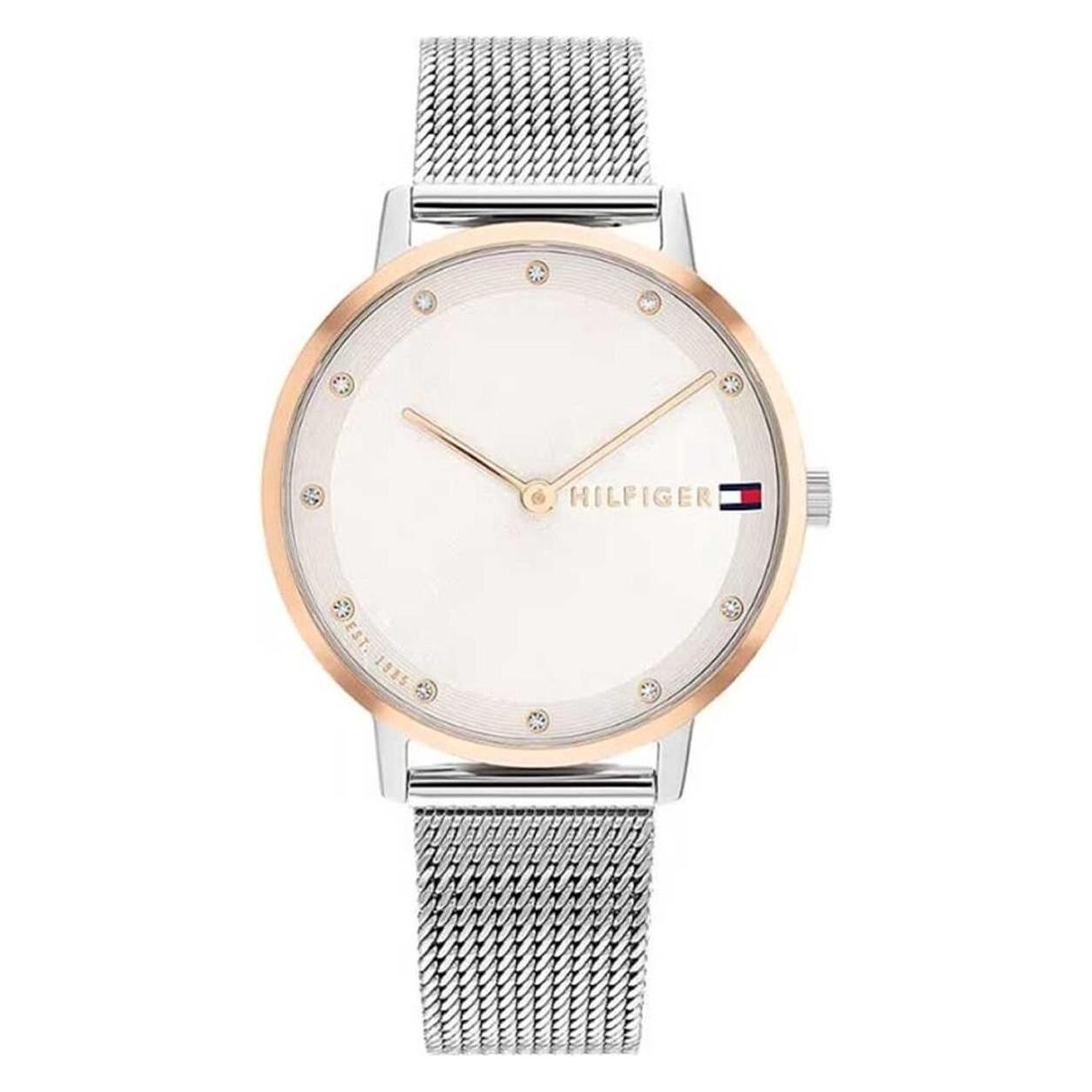 Tommy Hilfiger, Horloge, - Pippa 1782666, Goud, Zilver, (Analoog Horloge, 34 mm)