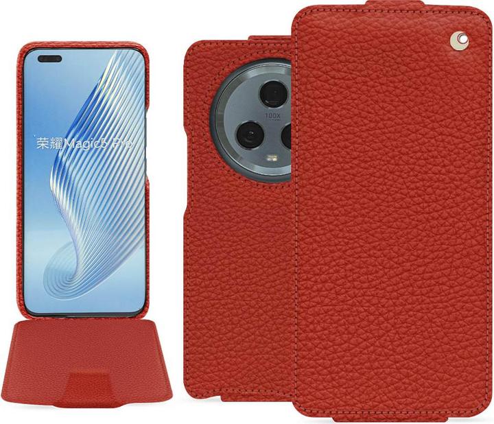 Image du produit Noreve Coque à rabat vertical en cuir (Honor Magic5 Pro)