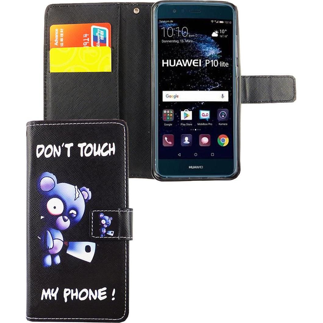 Thumbnail - König Design Hülle Handy Schutz für Huawei P10 Lite Case Cover Tasche Wallet Etui Handyhülle (Huawei P10 Lite), Smartpho...