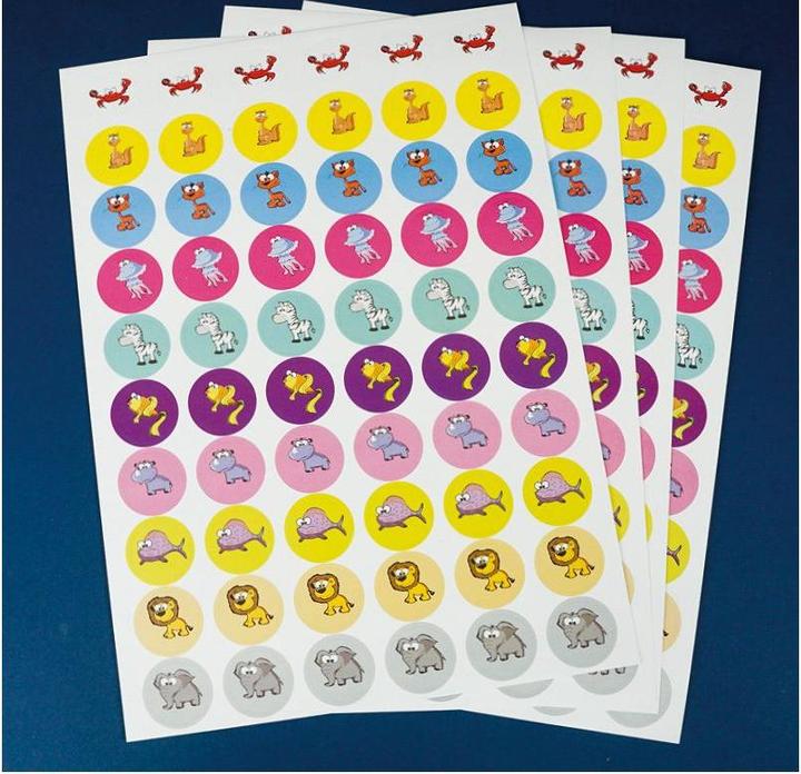 Actual product image TimeTEX TIME TEX set of commendation stickers 62767 Animals 240 pieces
