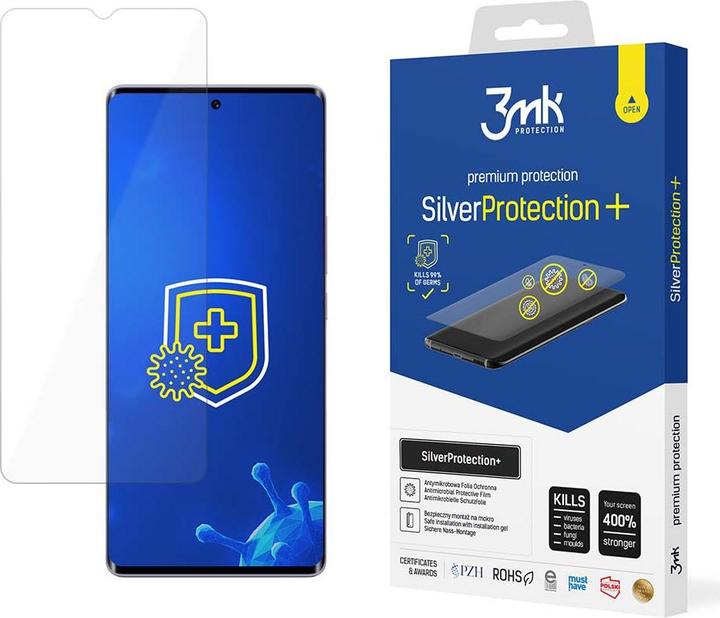 Actual product image 3MK Silver Protect+ Infinix Zero Ultra 5G, Folia Antymikrobowa montowana na mokro (1 Piece, Infinix Zero Ultra)