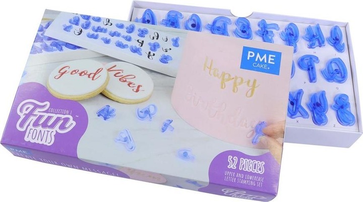 Produktbild PME Buchstaben Präge-Set