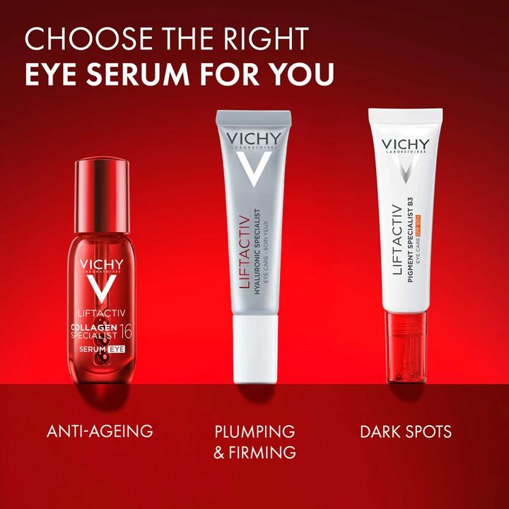 Actual product image Vichy Liftactiv CS 16 Augen Serum 15 ml (Eye care serum, Day, Night, 15 ml)