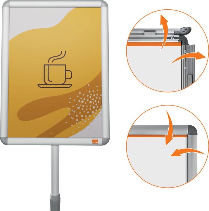 Image du produit Nobo Stand d'information (A3)