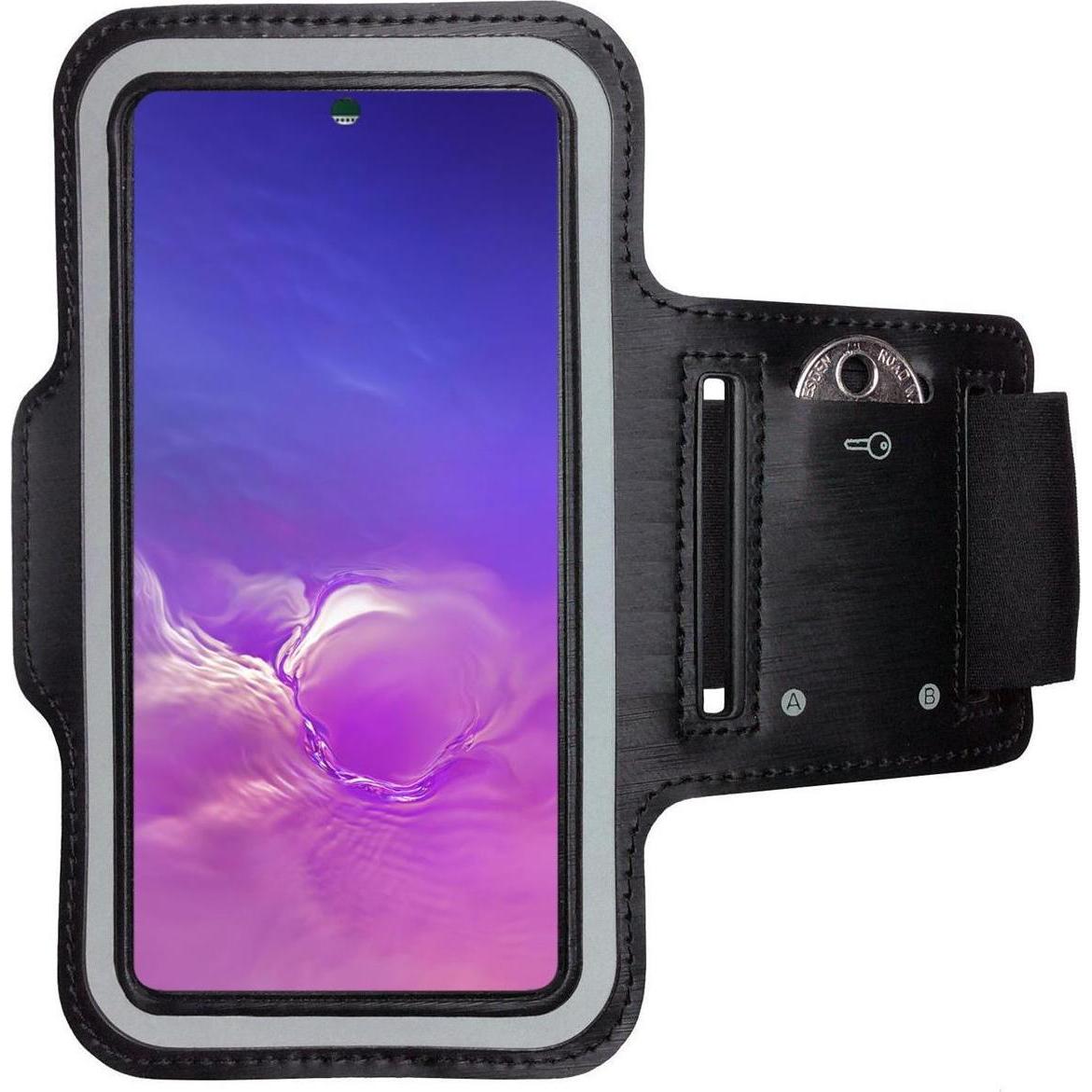 CoverKingz Sportarmband für Samsung Galaxy S10 Lite, Smartphone Sportarmband, Schwarz