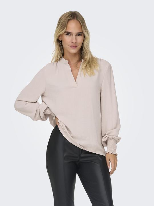 Image du produit Only Coupe normale Col rond Manches smockées Manches volumineuses Top Top (L)
