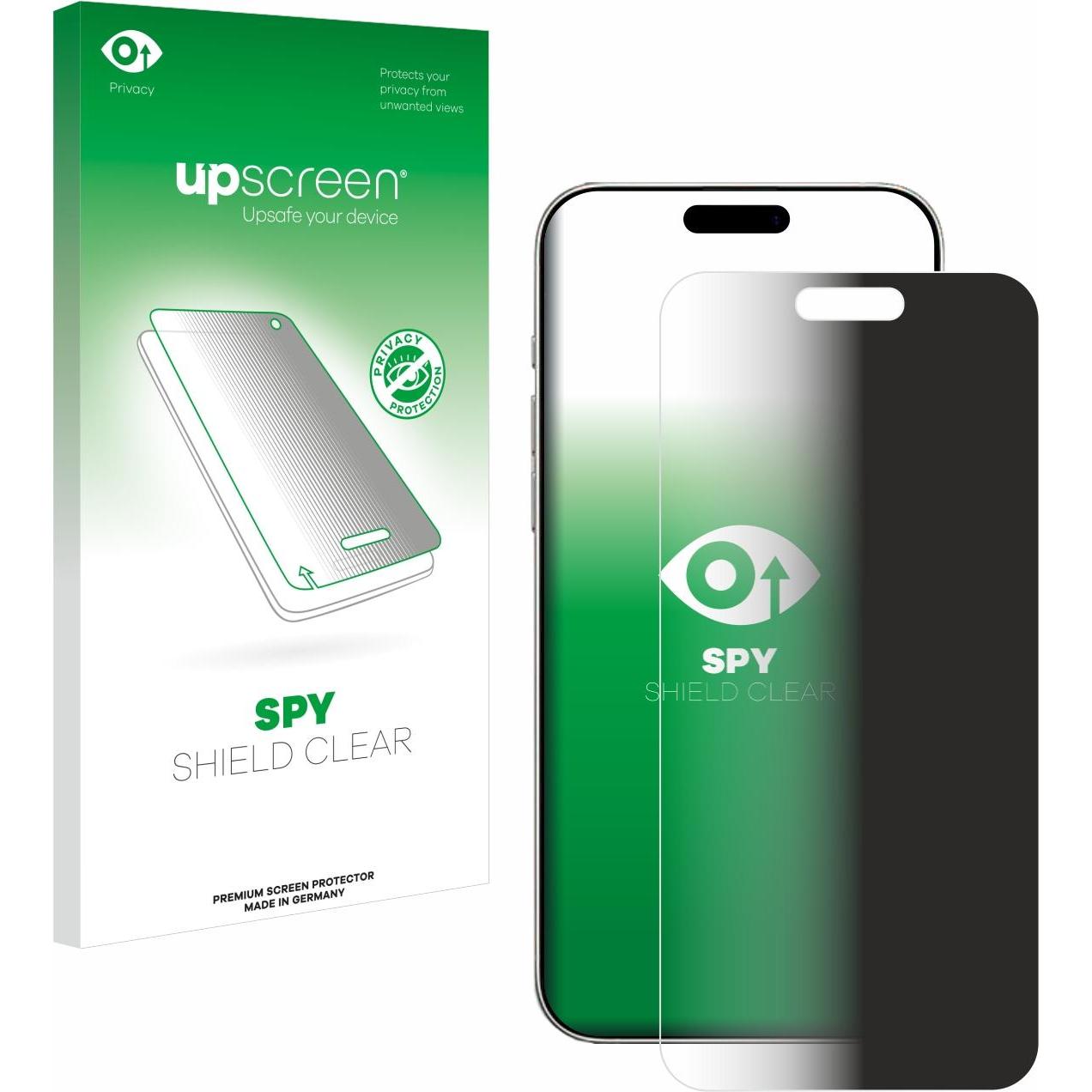 upscreen Sichtschutzfolie Anti-Spy Privacy Folie Blaulicht-Schutz (1 Stück, Apple iPhone 16 Plus), Smartphone Schutzfoli...