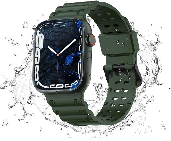 Actual product image Hurtel Strap Triple Protection strap for Apple Watch SE, 8, 7, 6, 5, 4, 3, 2, 1 (41, 40, 38 mm) band bracel (38 mm, 40 mm, 41 mm, TPU)