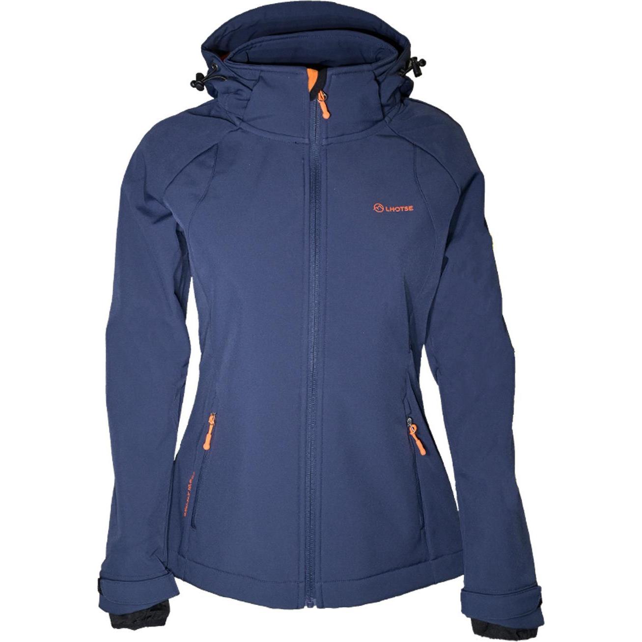 Lhotse, Damen, Jacke, fleece für en joy (XL), Blau, XL