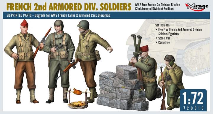 Produktbild Mirage Hobby French 2nd Armored Div. Soldiers