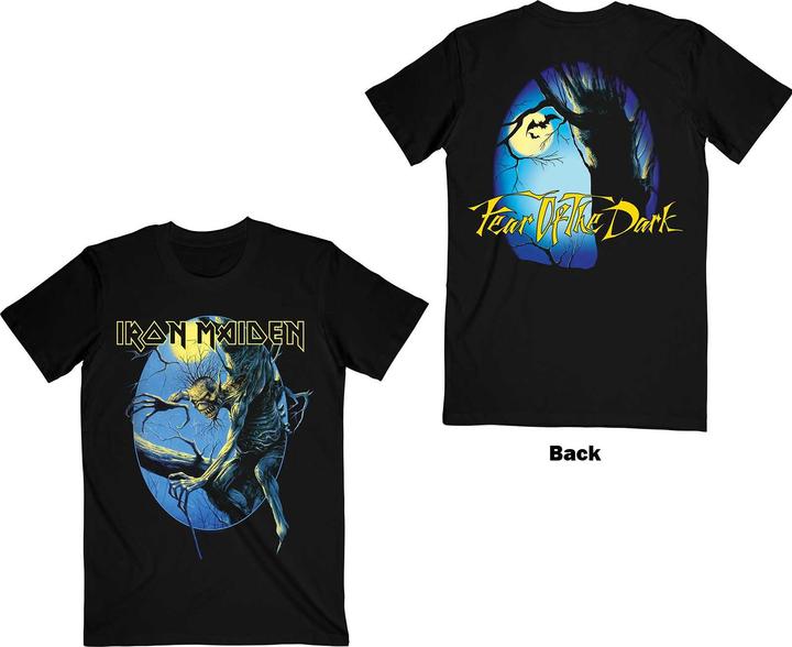 Iron Maiden Fear of the Dark Oval Eddie Moon
