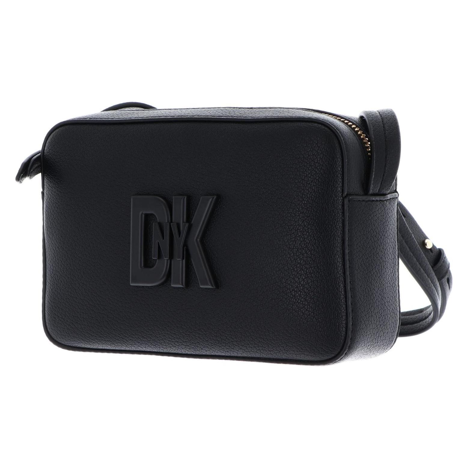 Dkny, Damen, Handtasche, Leder Umhängetasche Umhängetasche Milan 7th Ave Crossbody Bag Blk / Schwarz Schwarz, Schwarz