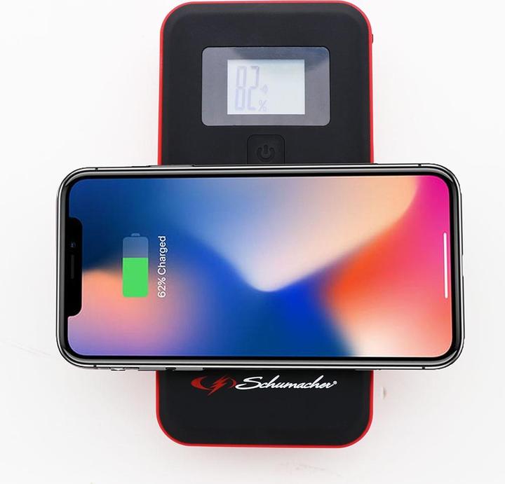 Actual product image Schumacher SL472 Jump Start Booster & Qi Powerbank 12V 1000PA (1000 A)