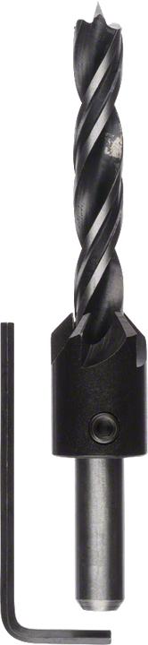 Produktbild Bosch Professional Zubehör Holzspiralbohrer mit 90°-Senker, 10 mm, 20 mm (10 mm)