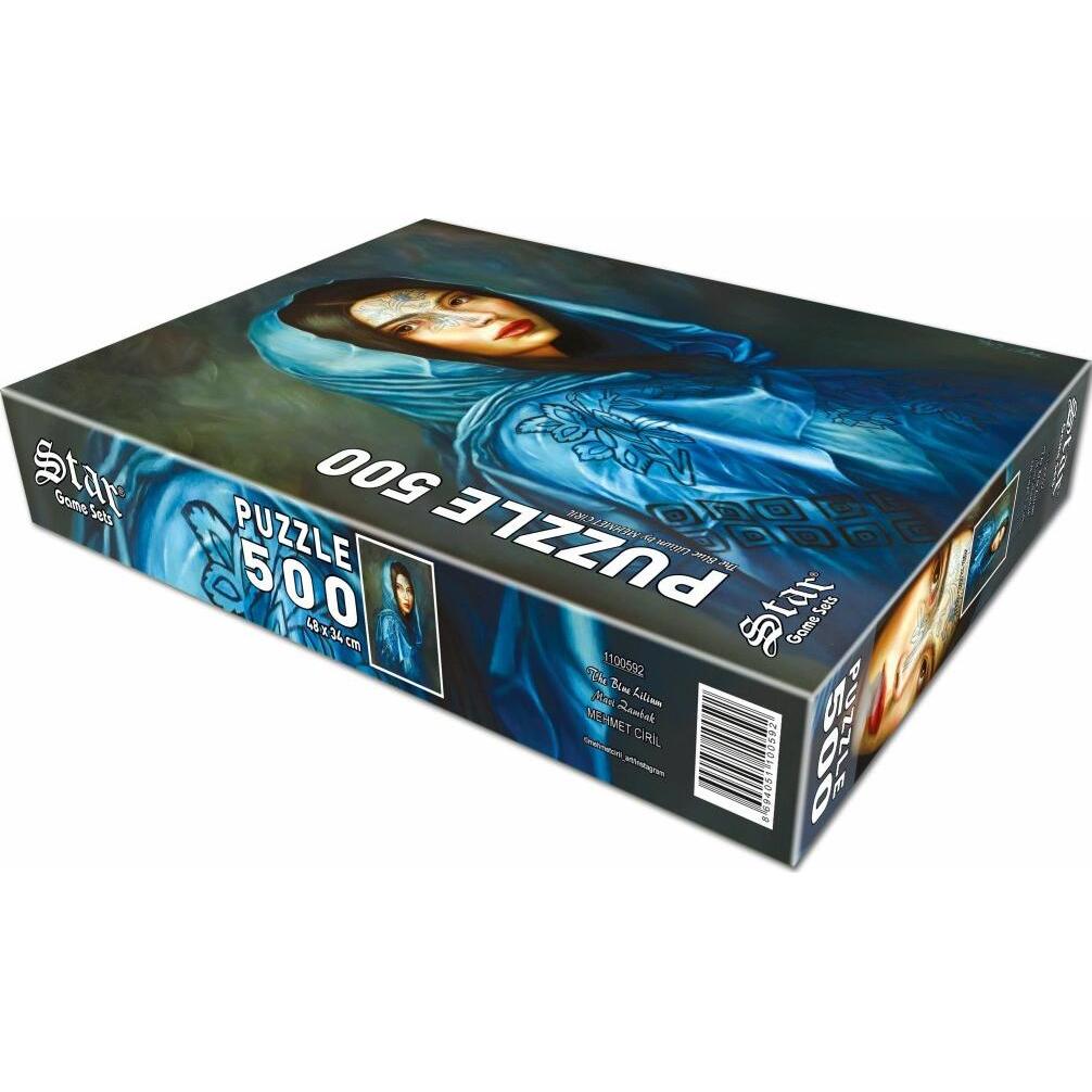 Star Puzzle Blaue Lilie 500 Teile (500 Teile)