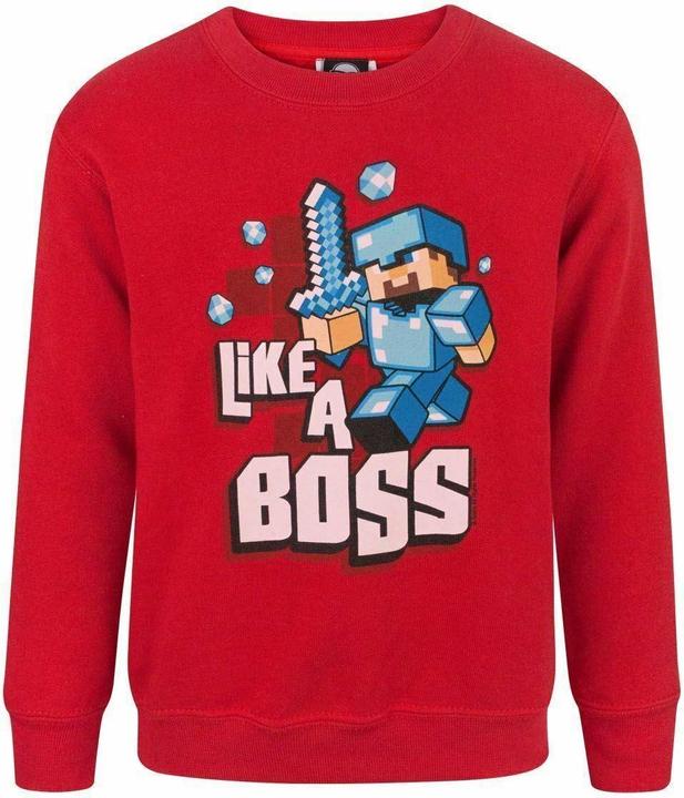 Produktbild Minecraft Jungen Like A Boss Sweatshirt (110)