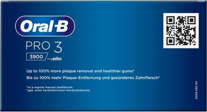 Productafbeelding Oral-B Pro 3 3900 (Oscillerende tandenborstel)