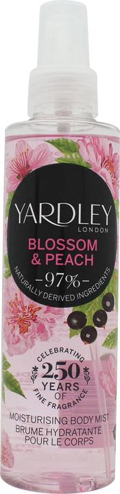 Actual product image Yardley Blossom & Peach by Moisturizing Body Mist 200 ml (Spray, 200 ml)