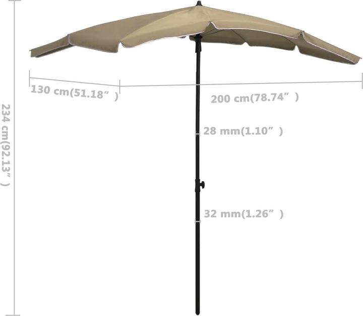 Produktbild VidaXL Nishi (1.30 m)