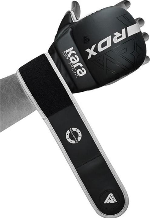 Actual product image Rdx Grappling Gloves Shooter F6 Matte White Plus-L/XL (L, XL)
