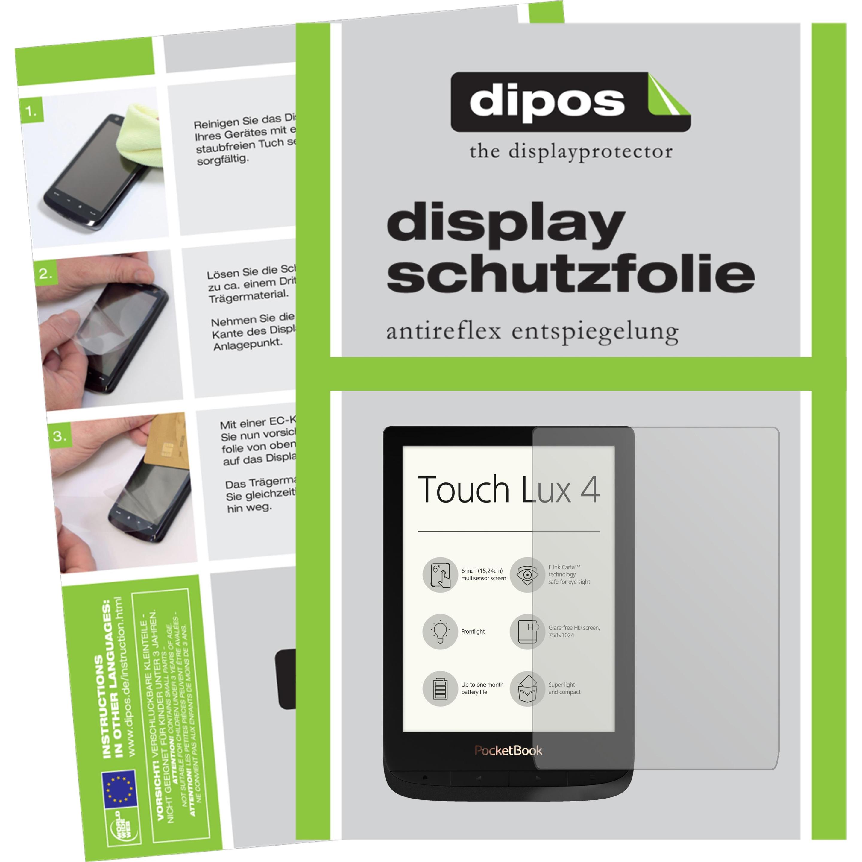 Thumbnail - Dipos Displayschutzfolie Antireflex (2 Stück, Touch Lux 4), Tablet Schutzfolie