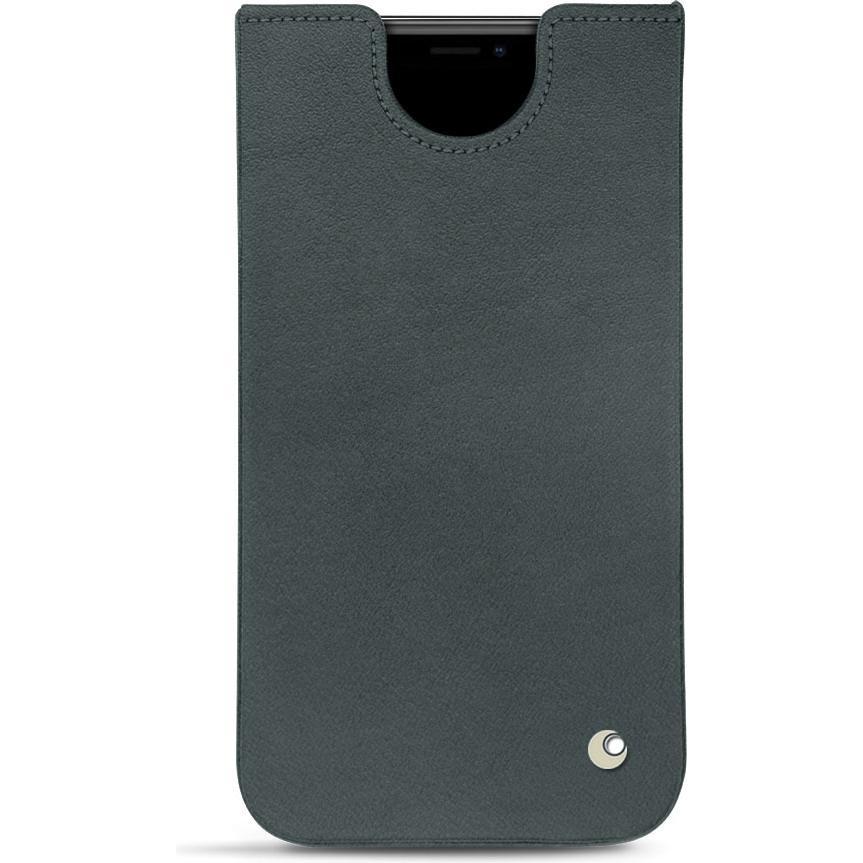 Noreve Lederschutzhülle (Apple iPhone 11), Smartphone Hülle, Blau
