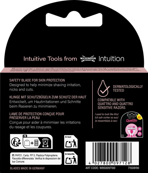 Immagine prodotto Wilkinson Lame Intuition Quattro
