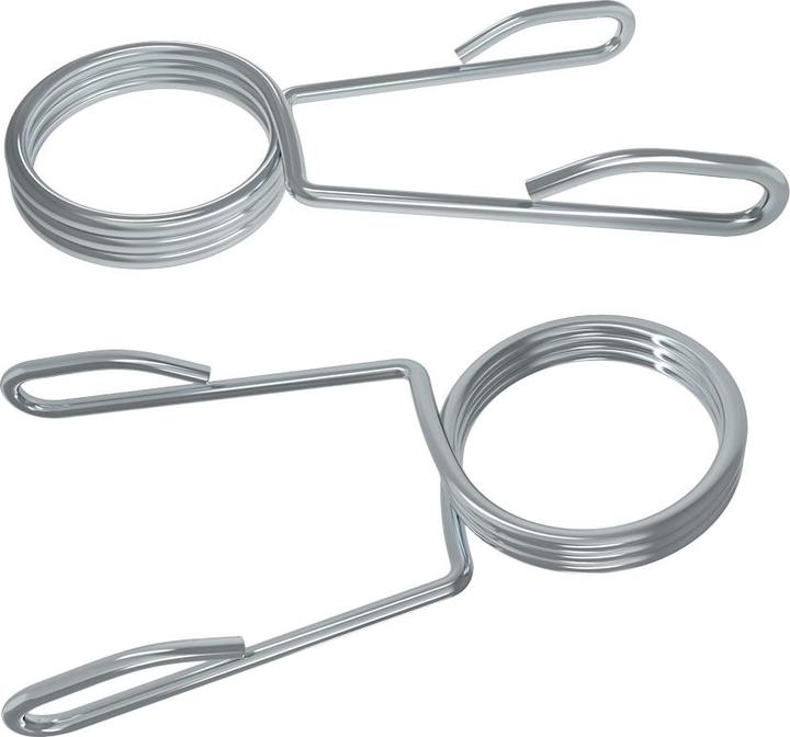 Actual product image Perform Better PB Strong Dumbbell Bars Spring Lock Chrome (Pair)