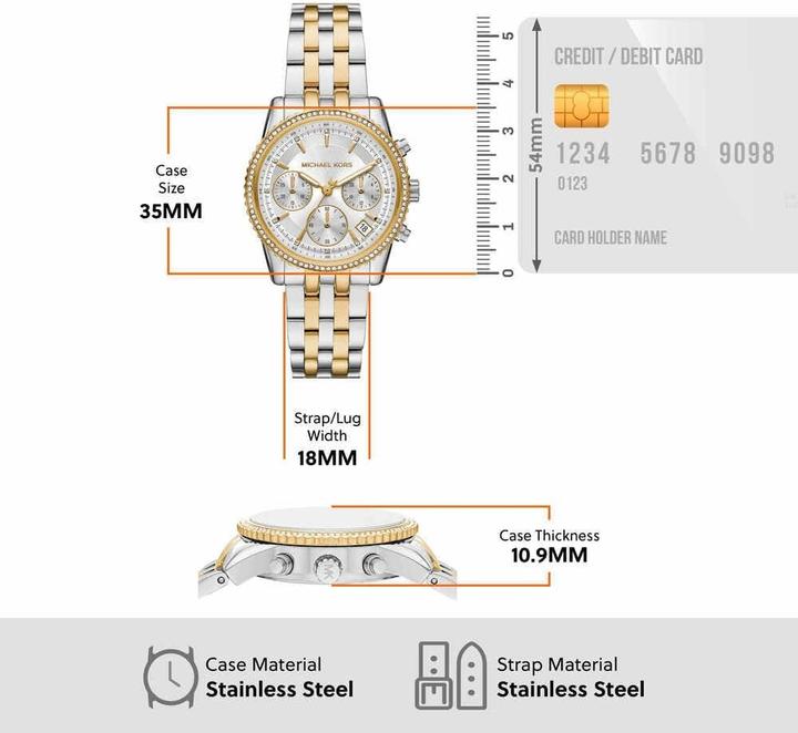 Produktbild Michael Kors Chronograph Bryant (Analoguhr, Chronograph, 35 mm)