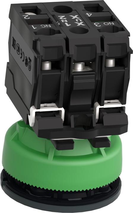 Produktbild Schneider Electric Leuchtdrucktaster, kompl, Flush, XB5FW35B5